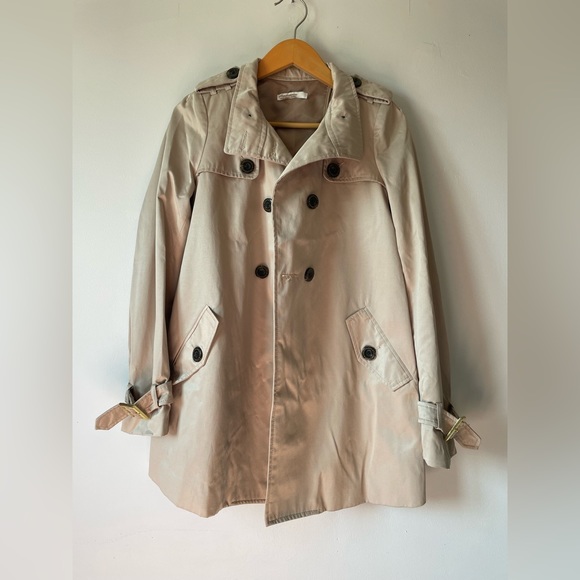 A-Line Trench Coat Size Small - Picture 2 of 4